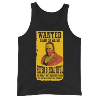 Peter B, Beautiful "Wanted" Unisex Tank Top