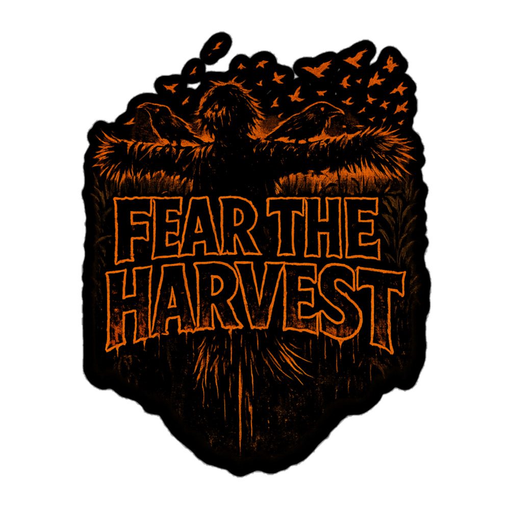 Wakiza "Fear The Harvest x The Horror Fields" Bubble-free stickers