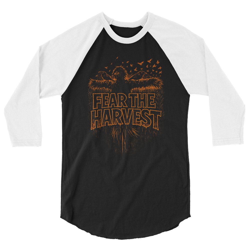 Wakiza "Fear The Harvest x The Horror Fields" 3/4 sleeve raglan shirt