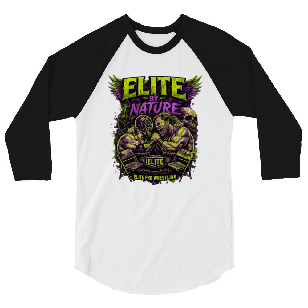 Elite Pro Wrestling "Elite by Nature 2026" 3/4 sleeve raglan shirt