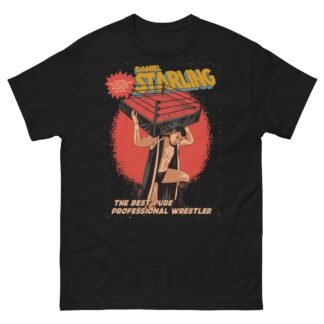 Daniel Starling "Professional Wrestling on his Back" Short Sleeve Unisex t-shirt