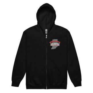 Indiana Heritage Wrestling "Logo #2" Unisex zip up hoodie