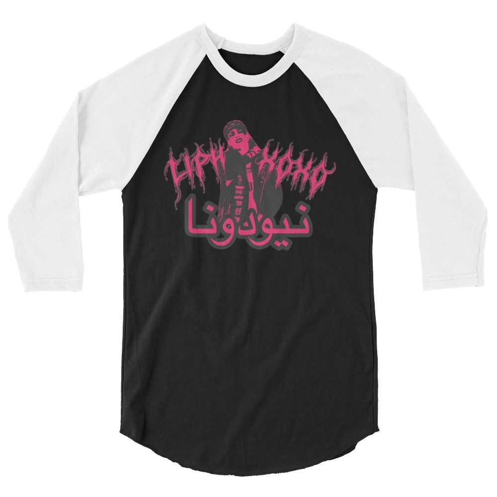 Gwen Neodonna "Syrian Succubus" 3/4 sleeve raglan shirt