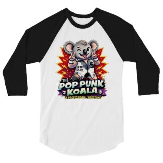 Braxton Hunter "Pop Punk Koala" 3/4 sleeve raglan shirt