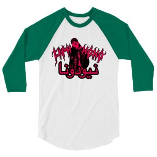 Gwen Neodonna "Syrian Succubus" 3/4 sleeve raglan shirt