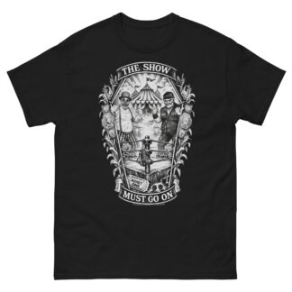Jaba King "THE SHOW MUST GO ON" Short Sleeve Unisex t-shirt