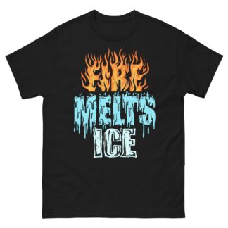 Shawn Phoenix "Fire Melts Ice" Short Sleeve Unisex t-shirt