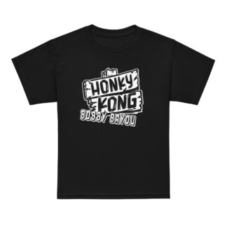 Bobby Bayou "Honkey Kong Sign (white logo)" Youth Short Sleeve t-shirt