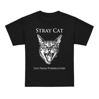 Chas D'Amato "LIVE from Purrrgatory" Youth Short Sleeve t-shirt