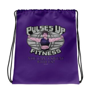 Delilah Doom "Pulses Up Fitness" Drawstring bag