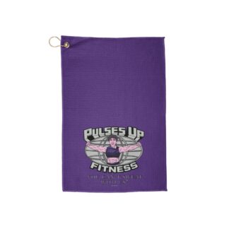 Delilah Doom "Pulses Up Fitness" Golf towel