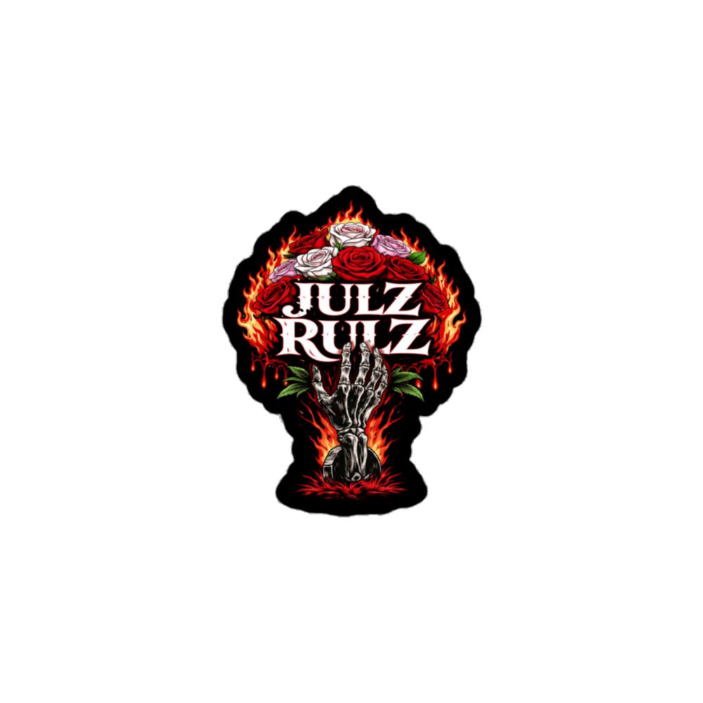 Julz Rafael "THE MAN WHO RULZ #1" Bubble-free stickers