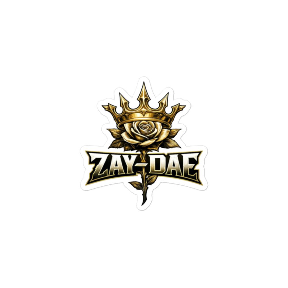 Zy’Aire Rose "Zay-DAE" Bubble-free stickers