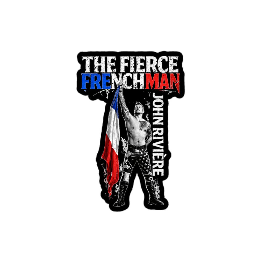 John Rivière "THE FIERCE FRENCHMAN" Bubble-free stickers