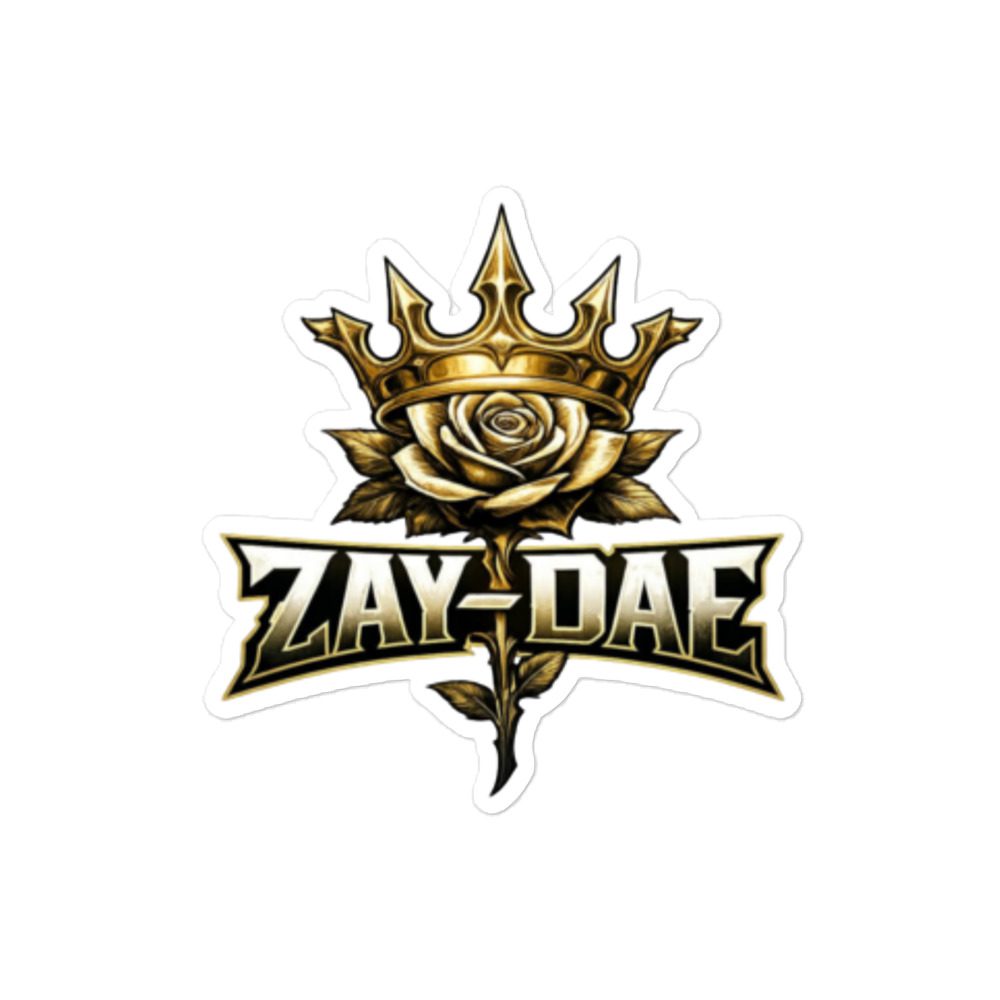 Zy’Aire Rose "Zay-DAE" Bubble-free stickers
