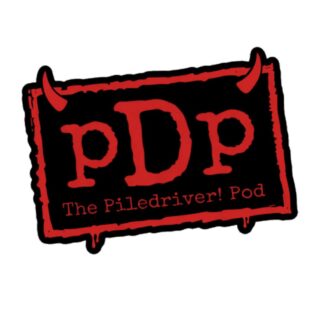 The Piledriver Podcast "pDp x Brassi Suave" Bubble-free stickers