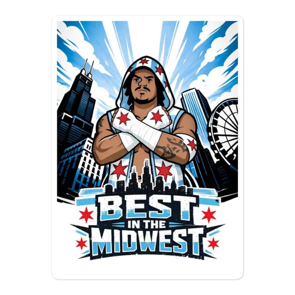 Jon Scrutch "Best in The Midwest" Bubble-free stickers