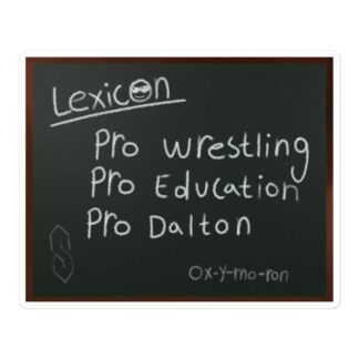 Dalton Lexicon "Pro Wrestling Pro Education Pro Dalton" Bubble-free stickers