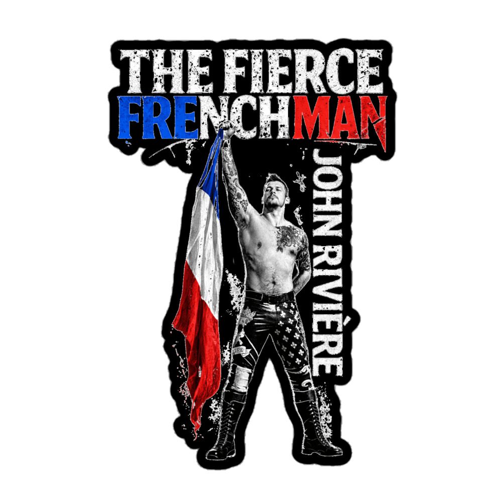John Rivière "THE FIERCE FRENCHMAN" Bubble-free stickers