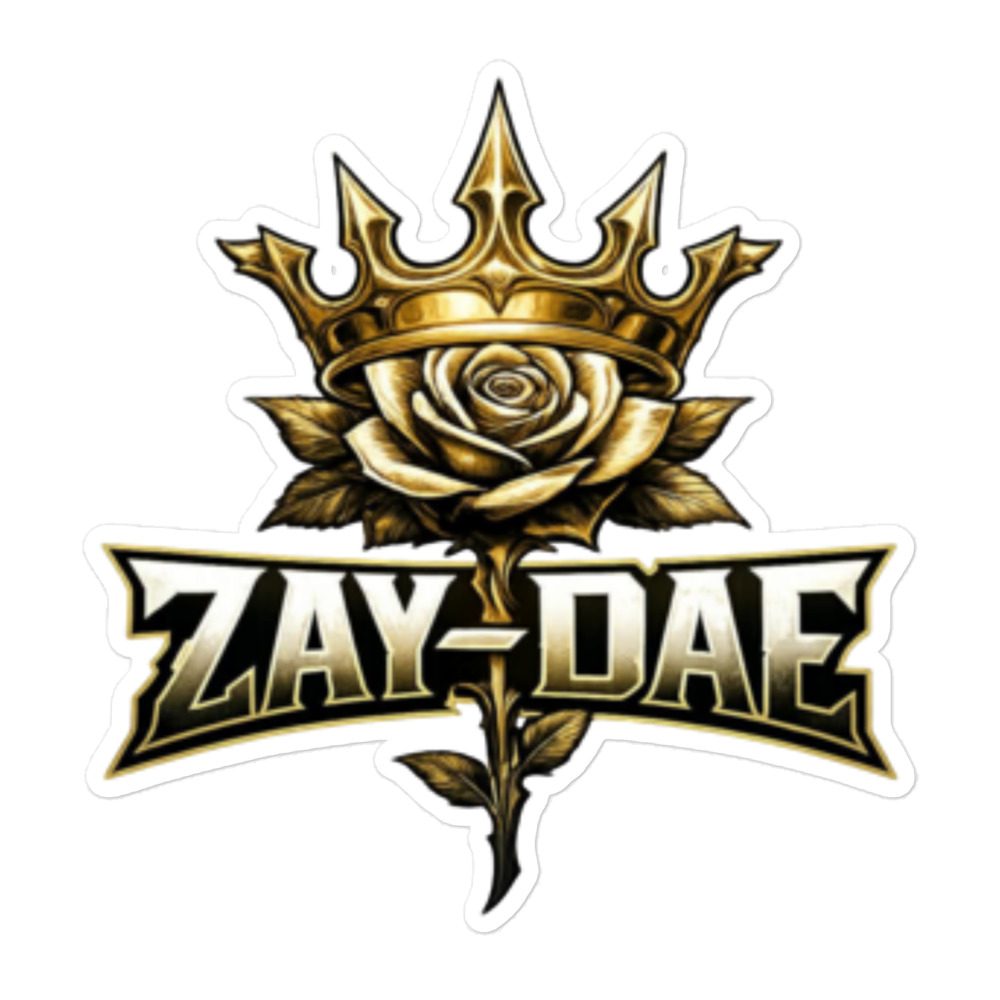 Zy’Aire Rose "Zay-DAE" Bubble-free stickers
