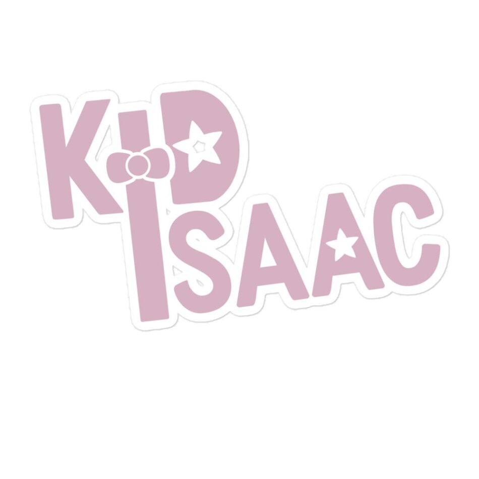 Kid Isaac "PINK LOGO" Bubble-free stickers