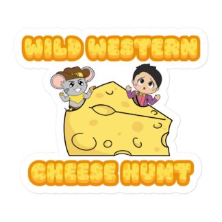 Kid Isaac "Wild Western Cheese Hunt" Bubble-free stickers