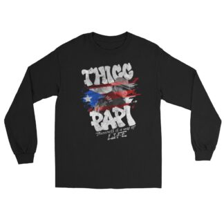 Thicc Papi "Thiccness is in Life" Unisex Long Sleeve Shirt
