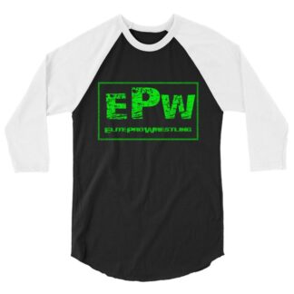 Elite Pro Wrestling "Scratch Design" 3/4 sleeve raglan shirt