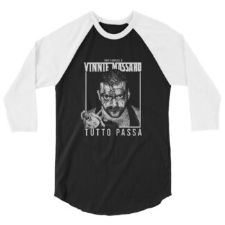 Vinnie Massaro "TUTTO PASSA" 3/4 sleeve raglan shirt