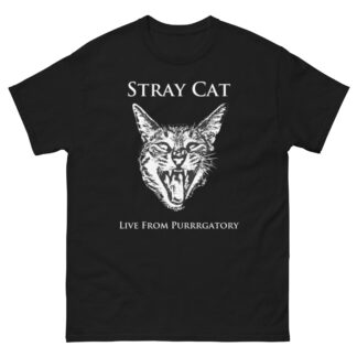 Chas D'Amato "LIVE from Purrrgatory" Short Sleeve Unisex t-shirt