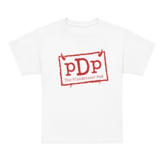 The Piledriver Podcast "pDp x Brassi Suave" Youth Short Sleeve t-shirt