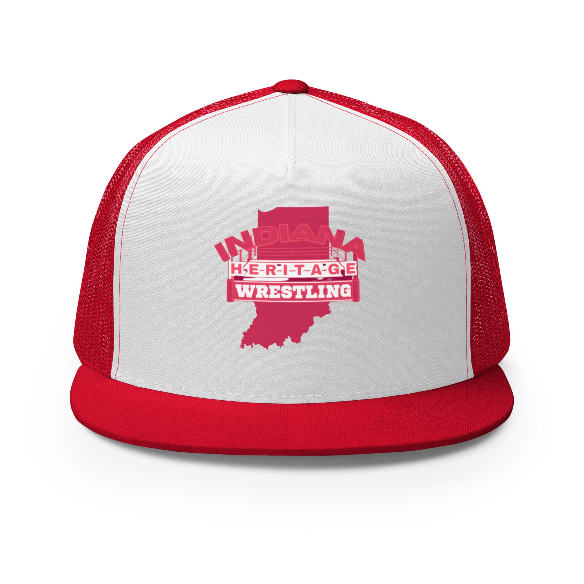 Indiana Heritage Wrestling "Red Logo" Trucker Hat