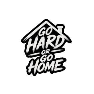 Jon Scrutch "Go Hard Or Go Home (2026)" Bubble-free stickers