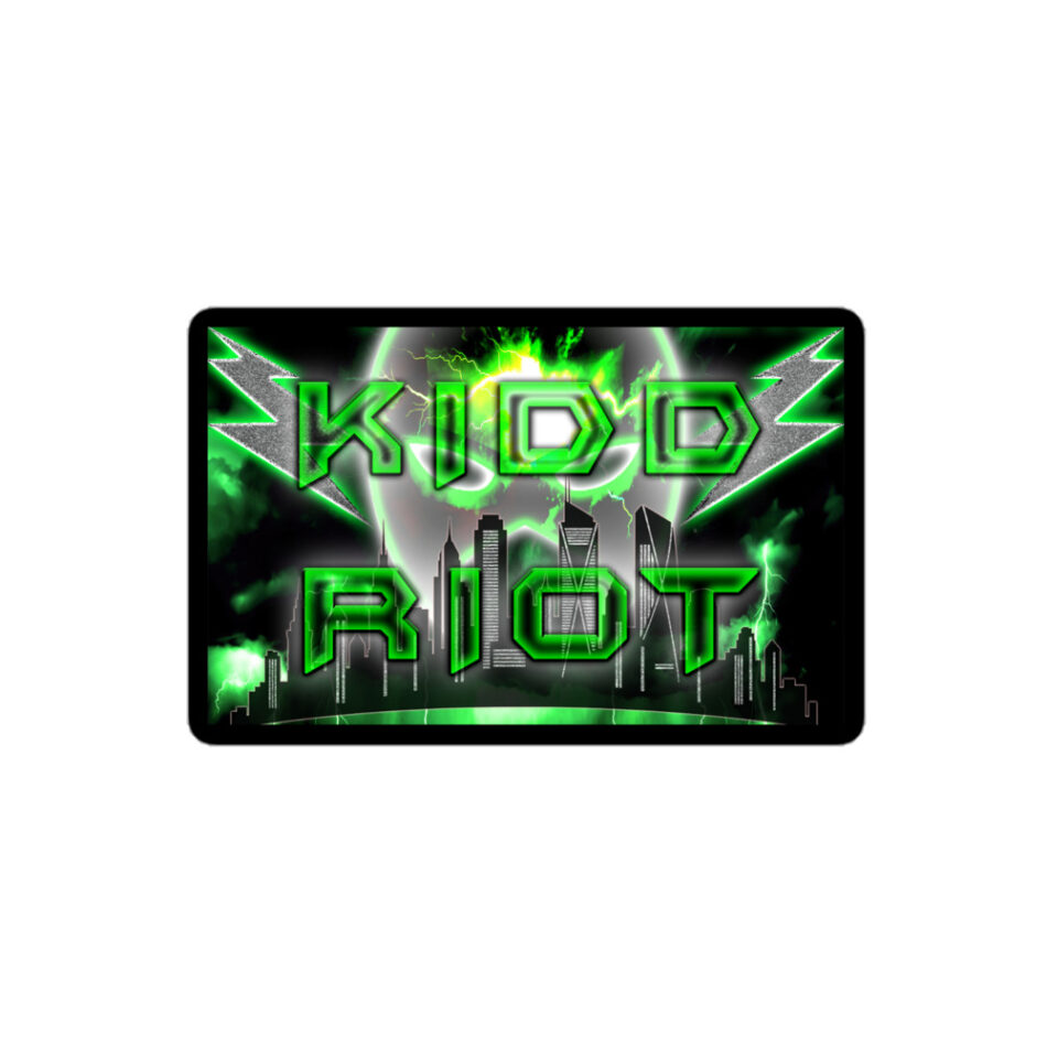 Kidd Riot "Green logo" Bubble-free stickers