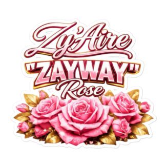 Zy’Aire Rose "ZayWay" Bubble-free stickers