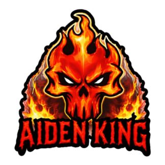 Jaba King "Aiden King Fire" Bubble-free stickers