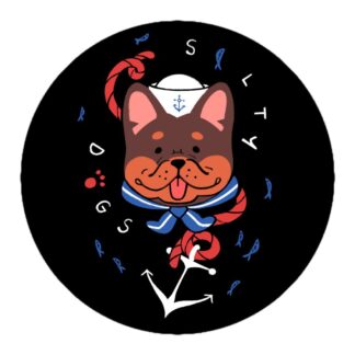 Eliza True "Salty Dogs" Bubble-free stickers