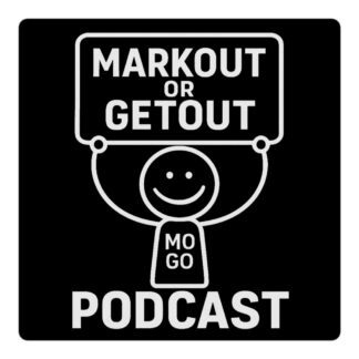 Markout or Getout Podcast "Main One!" Bubble-free stickers