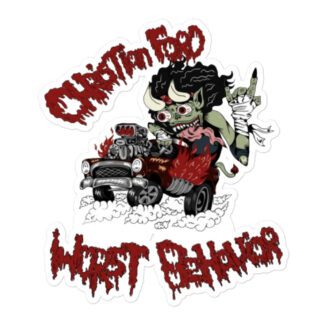 Christian Ford "Worst Behavior" Bubble-free stickers