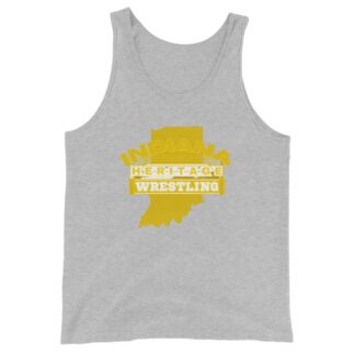 Indiana Heritage Wrestling "Gold Logo" Unisex Tank Top