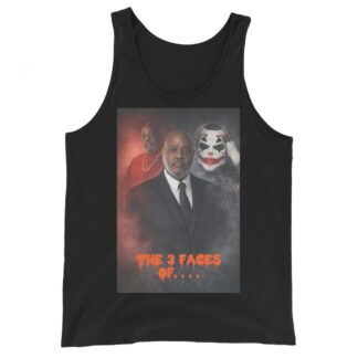 C-Red "3 Faces" Unisex Tank Top