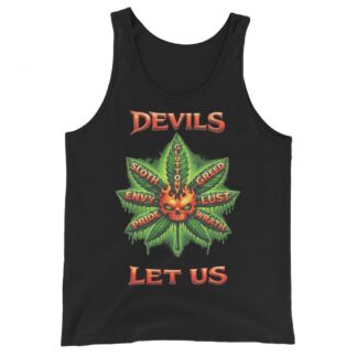 Jaba King "DEVILS LET US" Unisex Tank Top