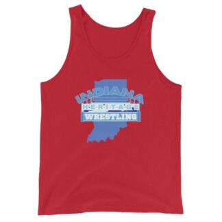 Indiana Heritage Wrestling "Blue Logo" Unisex Tank Top