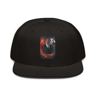 C-Red "3 Faces" Snapback Hat