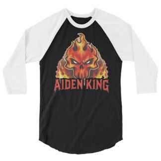 Jaba King "Aiden King Fire" 3/4 sleeve raglan shirt