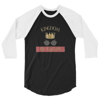 Alex Young "Kingdom Of Graps" 3/4 sleeve raglan shirt