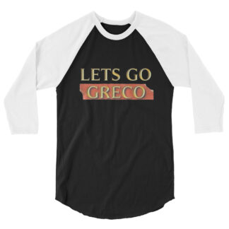 Alex Young "Lets Go Greco" 3/4 sleeve raglan shirt
