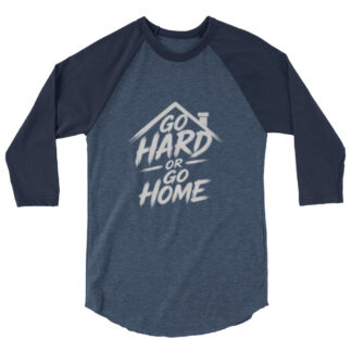 Jon Scrutch "Go Hard Or Go Home (2026)" 3/4 sleeve raglan shirt