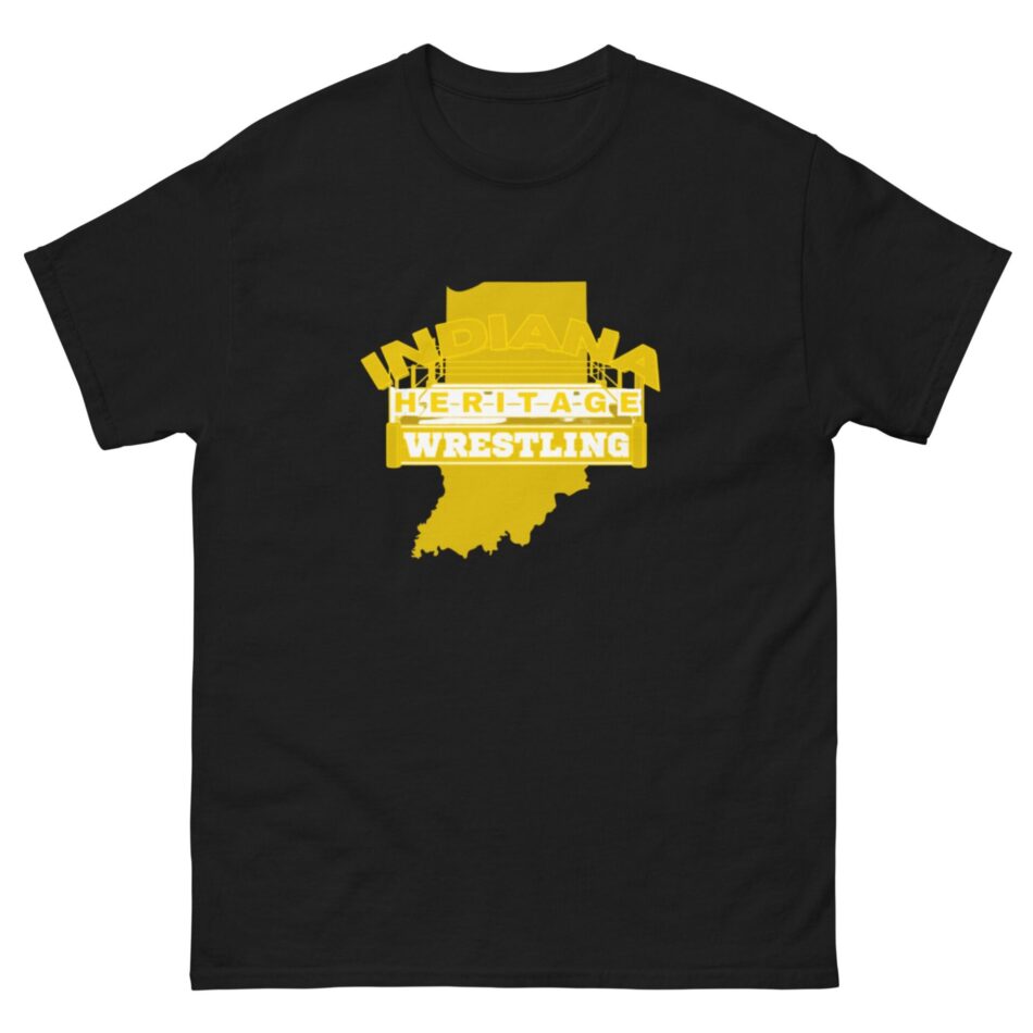 Indiana Heritage Wrestling "Gold Logo" Short Sleeve Unisex t-shirt