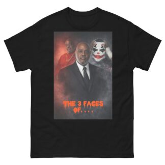 C-Red "3 Faces" Short Sleeve Unisex t-shirt